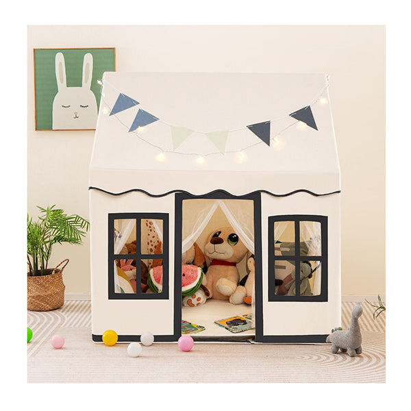 Kids Play Castle Tent Large Playhouse Toys Gifts With Star Lights