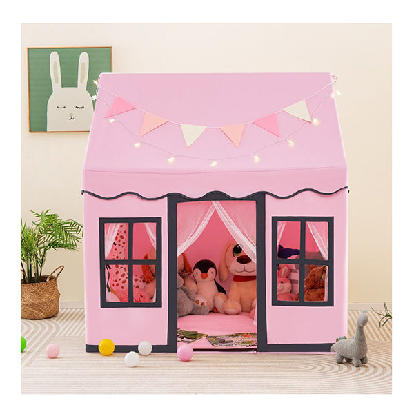 Kids Play Castle Tent Large Playhouse Toys Gifts With Star Lights