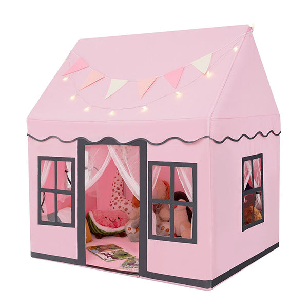 Kids Play Castle Tent Large Playhouse Toys Gifts With Star Lights