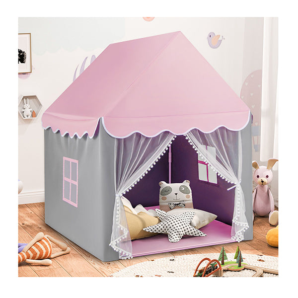 Kids Playhouse Tent With Washable Mat For Boys And Girls