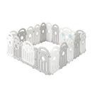 Kids Playpen Baby Safety Gate Grey