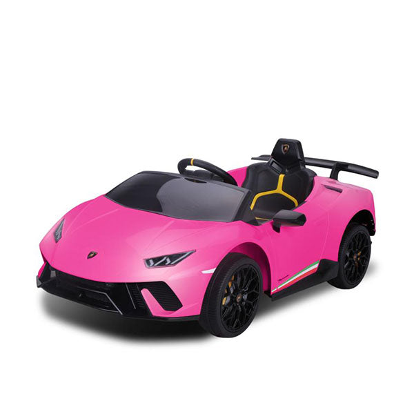 Lamborghini Performante Kids Electric Ride On Car Remote Control Pink