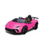 Lamborghini Performante Kids Electric Ride On Car Remote Control Pink