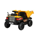 Kids Ride On Car Dumptruck 12V Electric Bulldozer Toys Cars Battery Yellow