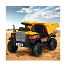 Kids Ride On Car Dumptruck 12V Electric Bulldozer Toys Cars Battery Yellow
