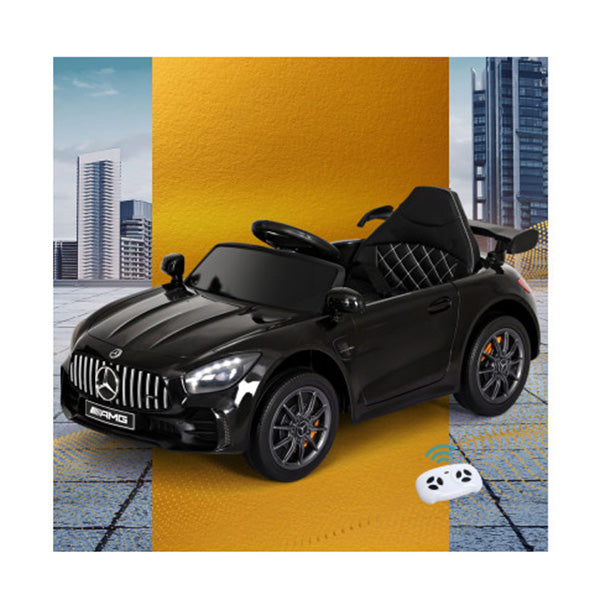 Kids Ride On Car Mercedes Benz Amg Gtr Electric Toy Cars 12V Black