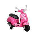 Kids Ride On Car Motorcycle Motorbike Vespa Licensed Scooter Electric Toys Pink