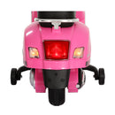 Kids Ride On Car Motorcycle Motorbike Vespa Licensed Scooter Electric Toys Pink
