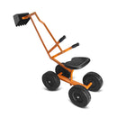 Kids Ride on Sand Digger with Rotatable Seat for Beach Orange