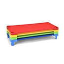 Kids Stackable Daycare Cot With Easy Lift Corners