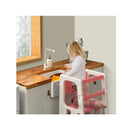 Kids Step Learning Stool With Double Safety Rails For Baby