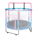 55 Inches Kids Trampoline Rebounder Pink
