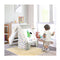 Kids Triangle Climber With Tent Cover White Board Basketball Hoop