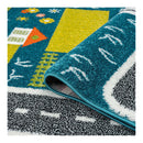 Kids Village Blue Rug 160X160 Cm Round