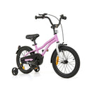 Purple Kids Bike Adjustable With Removable Training Wheels