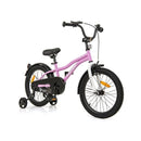 Purple Kids Bike Adjustable With Removable Training Wheels