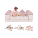 Modular Kids Play Couch With Machine Washable Covers Pink