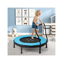 Kids Fitness Trampoline With Foam Handlebar And Safety Pad