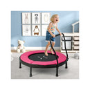 Kids Fitness Trampoline With Foam Handlebar And Safety Pad