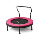Kids Fitness Trampoline With Foam Handlebar And Safety Pad