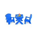 Plastic Play Table With 2 Adirondack Chairs Set Toddler