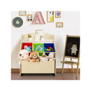 Kids Wooden Storage Cabinet With Rolling Casters Book Shelf