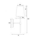 Kinbury Glass Wall Light