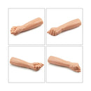 King Sized 12 Inch Realistic Bitch Fist Dildo Flesh