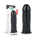 King Sized 8 Inch Anal Bumper Black Mega Butt Plug