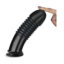 King Sized 8 Inch Anal Bumper Black Mega Butt Plug