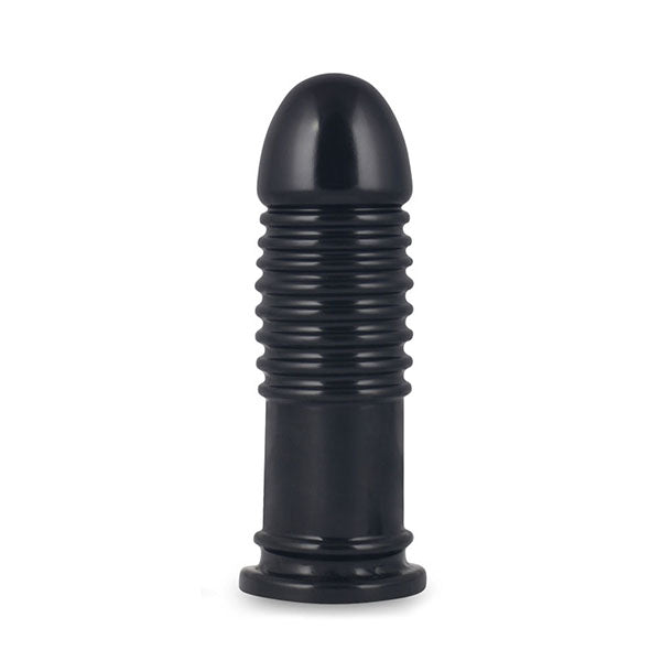 King Sized 8 Inches Anal Bumper Black Mega Butt Plug