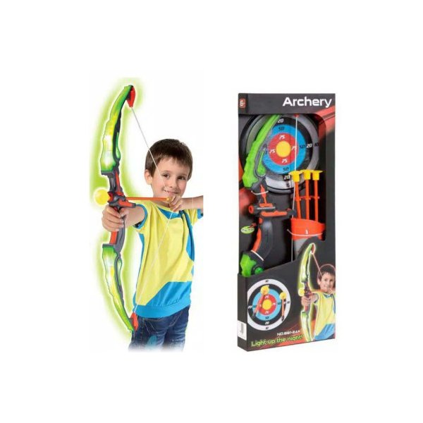 Latest Kingsport Light Up Kids Archery Set Suction Arrows Target