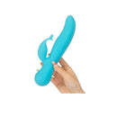 Kissing Swan Rabbit Vibrator Blue