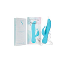 Kissing Swan Rabbit Vibrator Blue