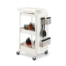 Kitchen Storage Trolley Cart With 3 Tier Shelves