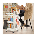 Kitchen Storage Trolley Cart With 3 Tier Shelves