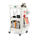 Kitchen Storage Trolley Cart With 3 Tier Shelves