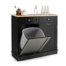 Kitchen Trash Can With Adjustable Shelf For Kitchen