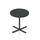 Koala Side And Coffee Table Black Top Black Base 500Mm Dia X 457Mm H