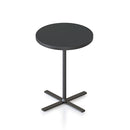 Koala Side And Coffee Table Black Top Black Base 500Mm Dia X 587Mm H