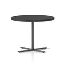 Koala Side And Coffee Table Black Top Black Base 600Mm Dia X 457Mm H