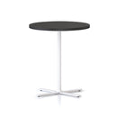 Koala Side And Coffee Table Black Top White Base 500Mm Dia X 587Mm H