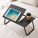 Laptop Desk Bed Table Foldable Portable Desktop Black