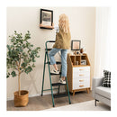 4 Step Ladder Folding Portable Anti Slip Steel Step Stool