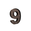 Led Metal Number Lights Free Standing