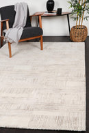 Clover Echo Cream Geometric Rug