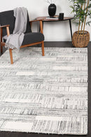 Dawn Echo Grey Geometric Rug
