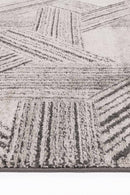 Dune Echo Grey Geometric Rug