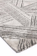 Dune Echo Grey Geometric Rug