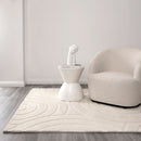 Golden Echo Cream Wool Rug